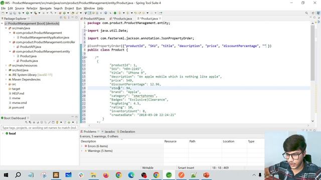 POST API IN SPRINGBOOT | Product Management System