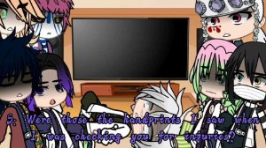 Hashiras react to Giyuu Tomioka (my videos) | KNY DS | My Main AU | (Contains Giyuu Angst) | GCRV