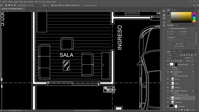 Planos arquitectónicos en negativo ⚫️ | Photoshop para arquitectos ?? смотреть онлайн