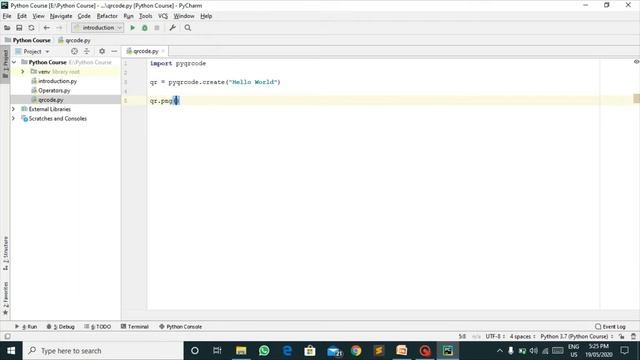 Generate QR Code in Python in just 3 lines of code | Python Programming Lesson 9 | Undergrad Academ