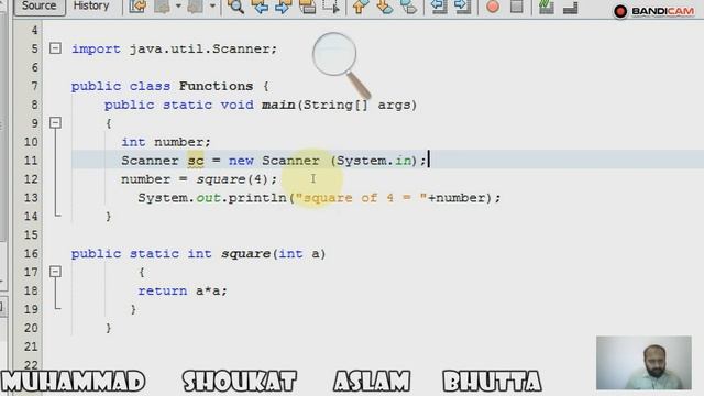 Lec#20 Mobile Application Java Functions return type values UCP PGC Mailsi 15-05-2020