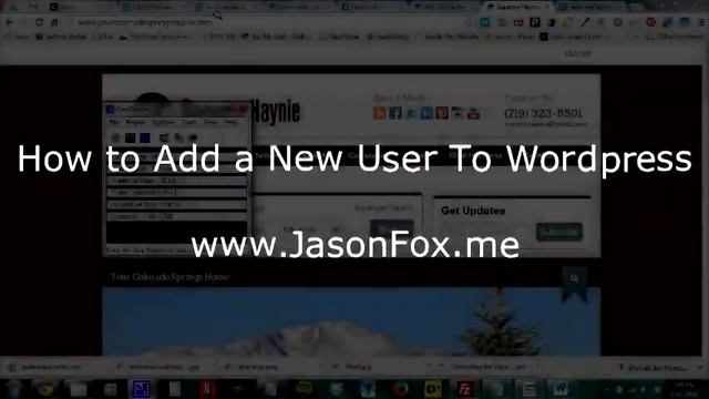 How To Add A User To Wordpress смотреть онлайн