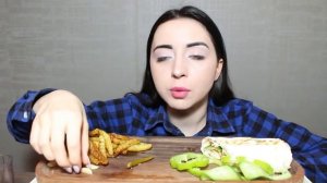 ДОМАШНЯЯ ШАУРМА / ХОЧУ ИЗМЕНИТЬ СЕБЯ MUKBANG asmr / Ayka Emilly