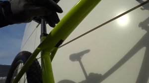 Защита рамы велосипеда антигравийной пленкой