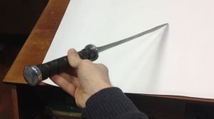 Меч "гладиус" из дамаской стали