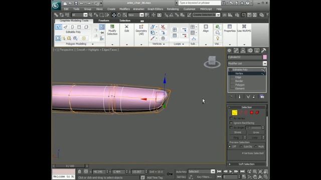 Моделирование персонажа для анимации в 3ds Max