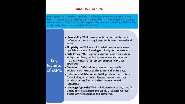 YAML in 2 Min|Configuration|Docker|K8|Kubernetes|Infrastructure as code|terraform|Ansible|
