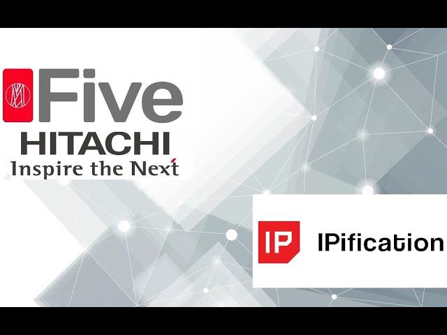 Hitachi Alliance Showcase Recording Ipification