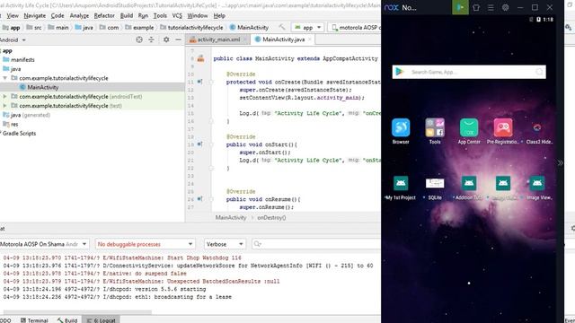 Tutorial 8: Activity Life Cycle (Part-2) смотреть онлайн