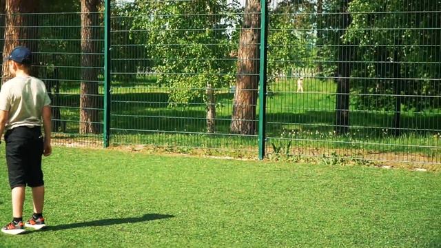 Подвижные игры для детей. ИГРА с МЯЧОМ в одно касание