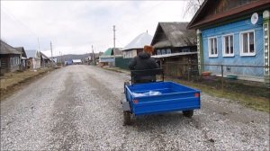 Покупка мотоблока, сборка и тест драйв