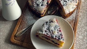 Готовлю ЧЕРНИЧНО-БРУСНИЧНЫЙ пирог в мультиварке?