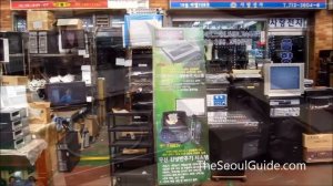 Second Hand Electronics For Sale At Yongsan Flea Market In Seoul, South Korea