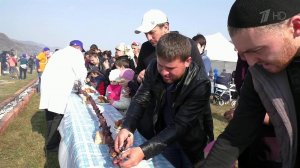 В Кабардино-Балкарии поставили рекорд по приготовлению традиционного кавказского блюда