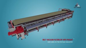 Belt Vacuum Filter by NPO Passat
