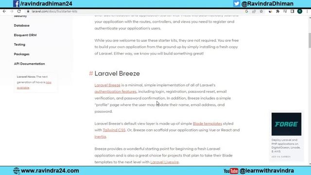 Laravel Starter Kit | How to start with Laravel as a beginner