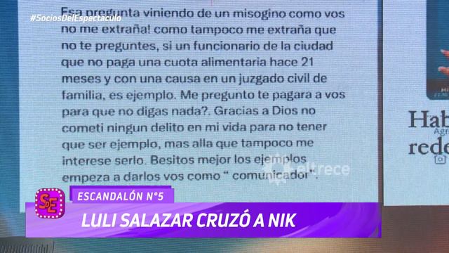 Fuerte descargo de Luciana Salazar después de que Mirtha Legrand le pregunte de qué vive смотреть онлайн