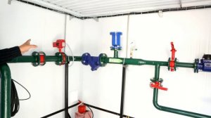 Насосная станция первого подъёма (над артезианской скважиной).