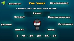 Секретные Коды в Vault of Secrets Geometry Dash!