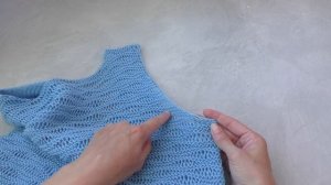 Ажурный топ спицами. ~ Экспресс мастер-класс.