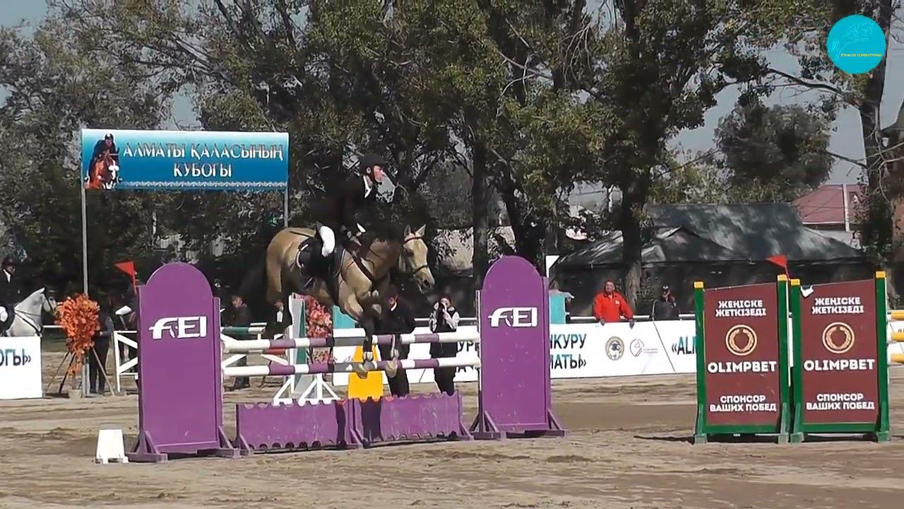 Турсунов Рамиль и Хазар, 110-120 см, Кубок Алматы, 02-10-22. КСК "Тулпар".