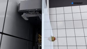 Монтаж Geberit Monolith для умывальника