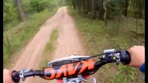 Первое видео. Засадил питбайк?