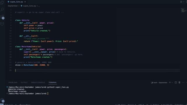 Python 3 - Understanding the Power of super() in Python Inheritance смотреть онлайн
