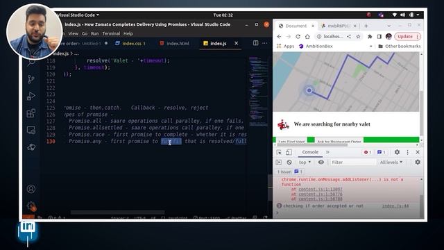 ?Build ZOMATO Clone with JavaScript PROMISES #2 | javascript promises tutorial |Frontend skills 4.6