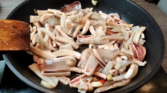 Кальмар с соусом терияки