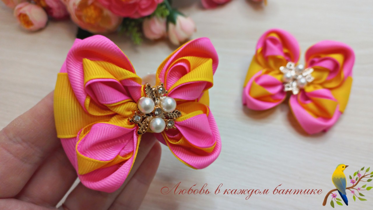 Готовимся к весне/Бантики из репсовой ленты 2,5см? смотреть онлайн