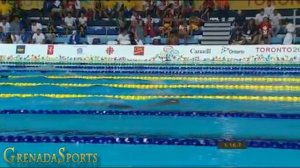 Jorge Murillo of Colombia equals PanAm Games record in Men 200m Breastroke