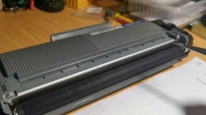 Грязная печать Brother 2300 и другие, после заправки