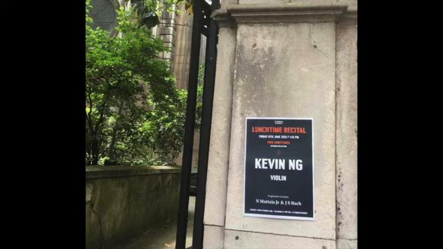Bach: Partita no. 2 in D minor - Kevin Ng (violin) смотреть онлайн
