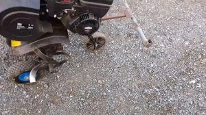 Мотокультиватор. Транспортные колёса и опрокидыватель.