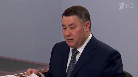В Торжке президент встретился с губернатором Тверской области
