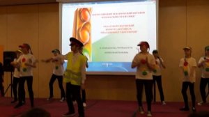Флешмоб по ПДД в честь 45 - летия ЮИД. МБОУ "Кромская СОШ", Кромского района Орловской области.
