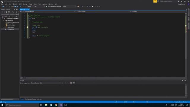 C++ Game Development 2 | State RPG 01 | Introduction, new project and variables