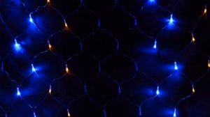 Гирлянда сеть.Светодиодная сетка .Новогоднее оформление .