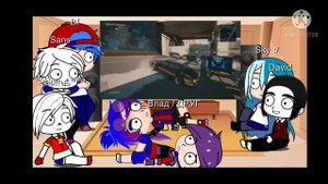 Фандом реакция на game wdf | Gacha club + (я | друг)