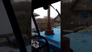 кабина трактора т150к после косметического вмешательства!