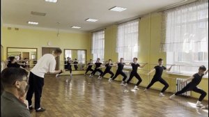 экзерсис у станка. классический танец. группа "Орлята", 2 год обучения