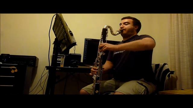 Satzenhofer Bassoon Etude No. 4 Played on Bass Clarinet смотреть онлайн