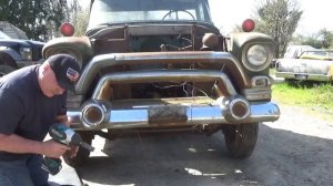 1957 Chevy Big-Window Pickup and a 1955 GMC 1-Ton-Dually Beast. (CTR- 245)