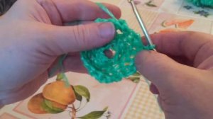 Детская круглая мочалка крючком. Быстро и просто !