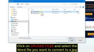 How to convert Word .Doc/.Docx file to a .JPG image - Tutorial