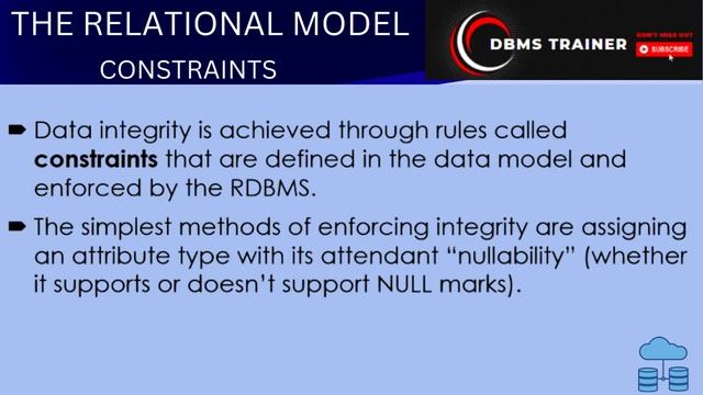 RELATIONAL MODEL || VIDEO 7 || DBMS TRAINER || SQL COMPLETE COURSE