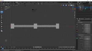 Blender 2.8 How to make multi-span Bendy bone beams
