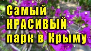 САМЫЙ КРАСИВЫЙ И УХОЖЕННЫЙ ПАРК В КРЫМУ находится в Партените и называется он - парк  "Айвазовское"