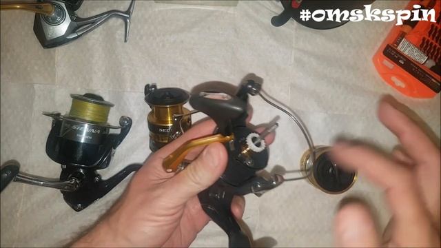 OmskSpin #79. Бюджетные катушки Shimano (Sienna, Sedona, Sahara, Nasci). Обзор и отличия. смотреть онлайн